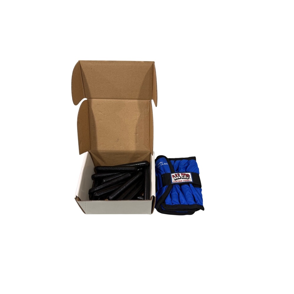 All Pro Contour-Foam 10lb Adjustable Ankle Weight Blue Single Unit M500M